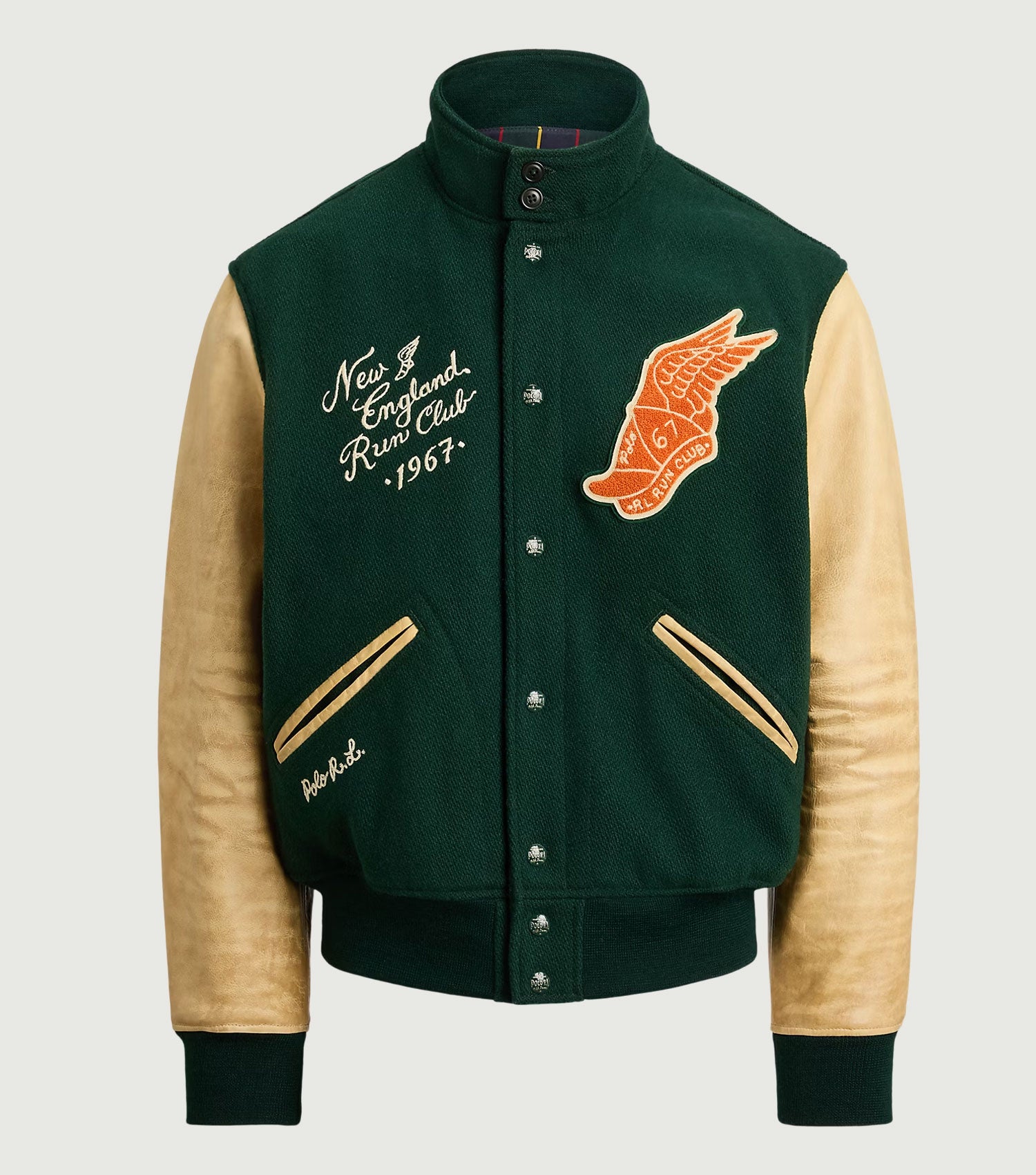 Varsity-Inspired Jacket Churchill Green - Ralph Lauren