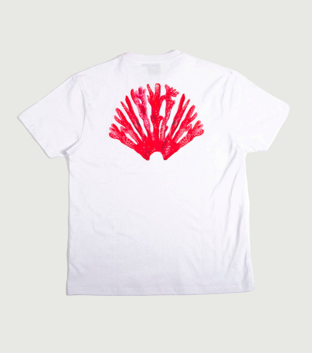 Coral Tee White - New Amsterdam Surf Association