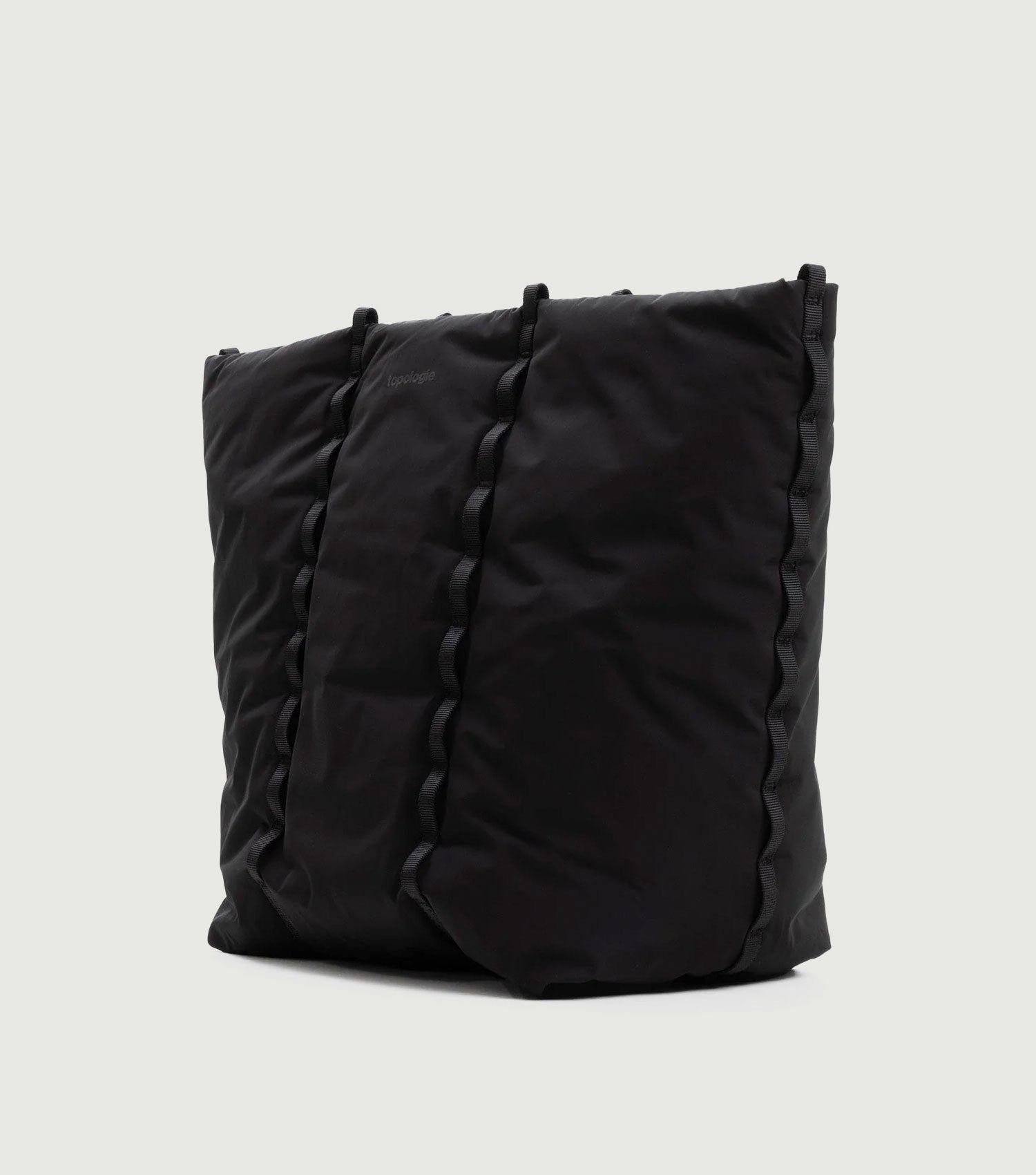 Cloud Tote Black Tech Sateen - Topologie