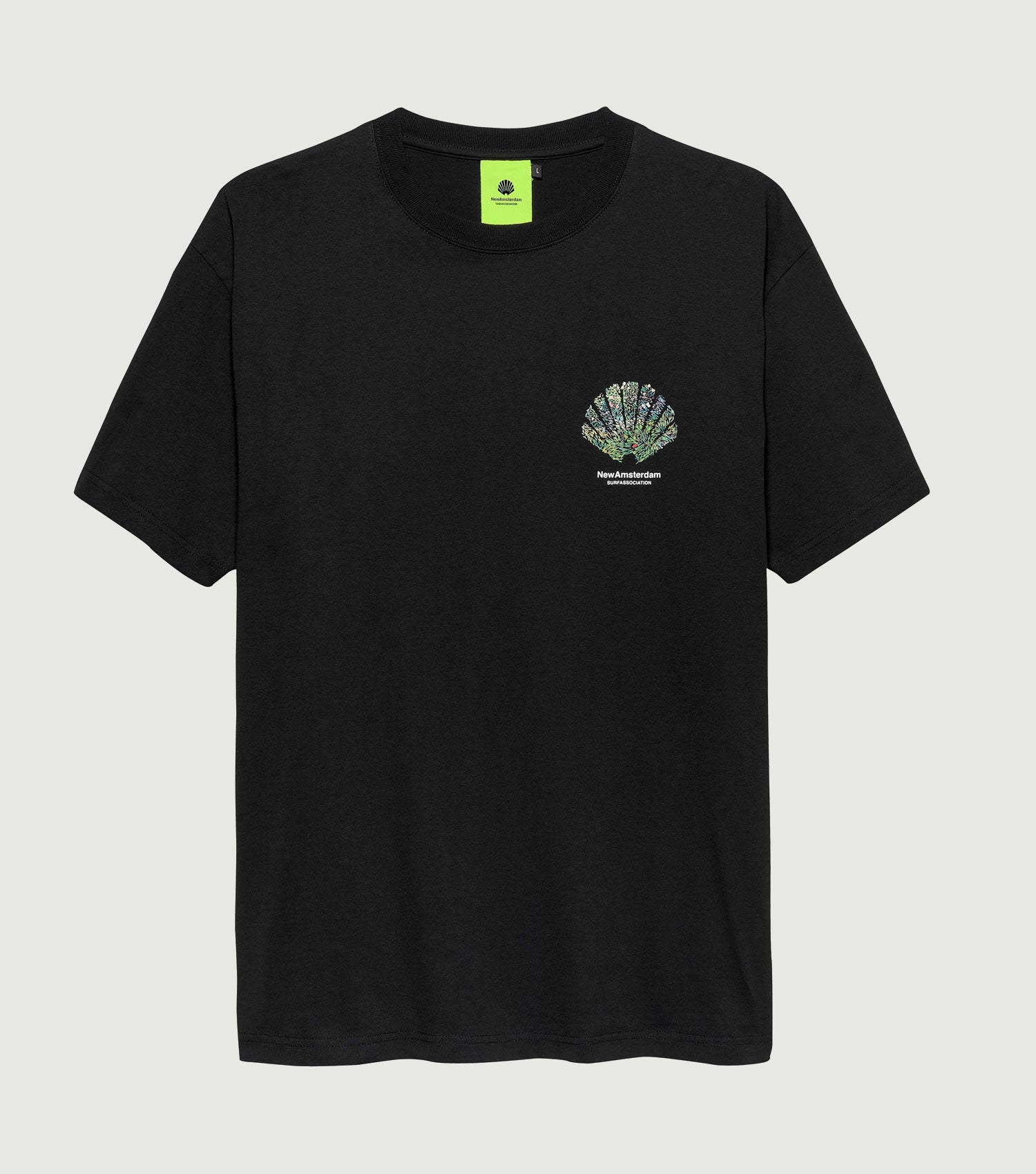 Tall Grass Tee Black - New Amsterdam Surf Association