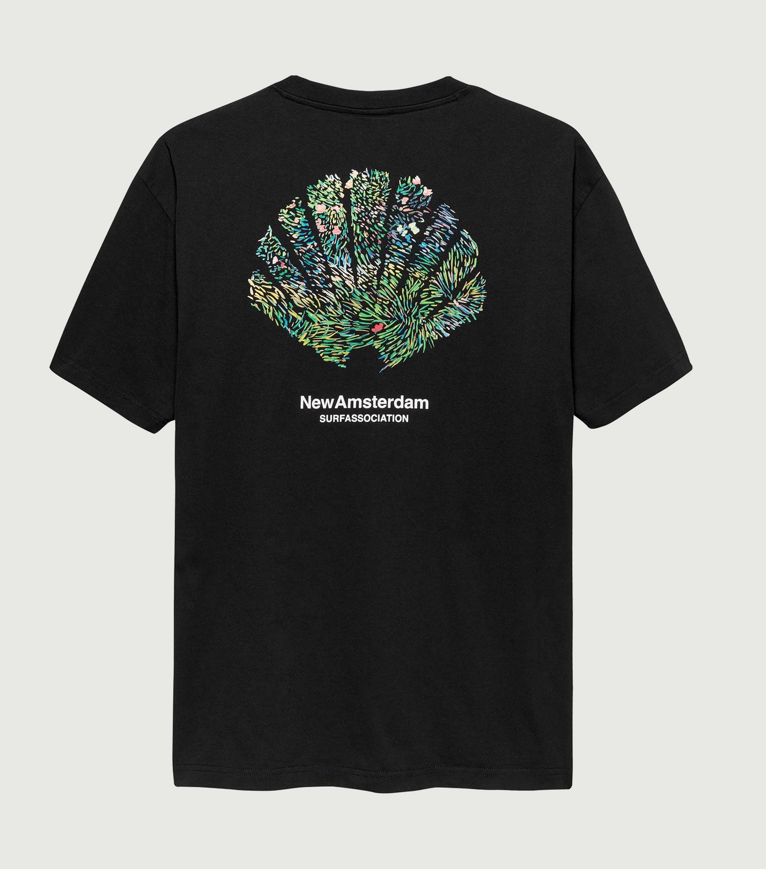 Tall Grass Tee Black - New Amsterdam Surf Association