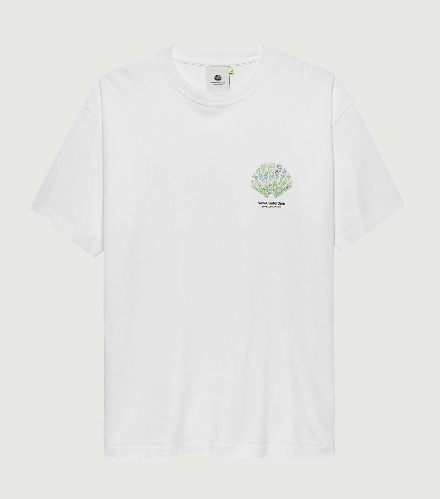 Tall Grass Tee White - New Amsterdam Surf Association