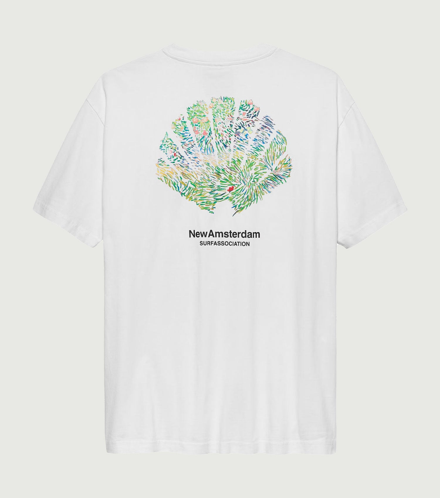 Tall Grass Tee White - New Amsterdam Surf Association