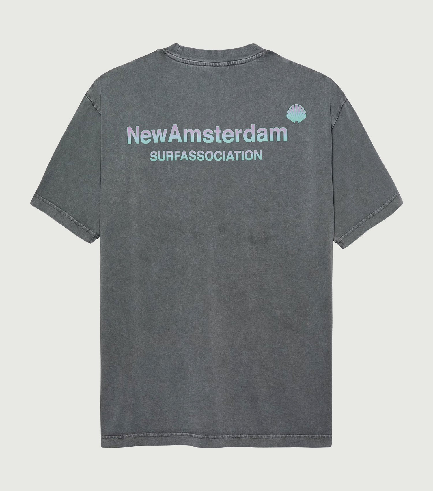 Logo Tee Grey - New Amsterdam Surf Association