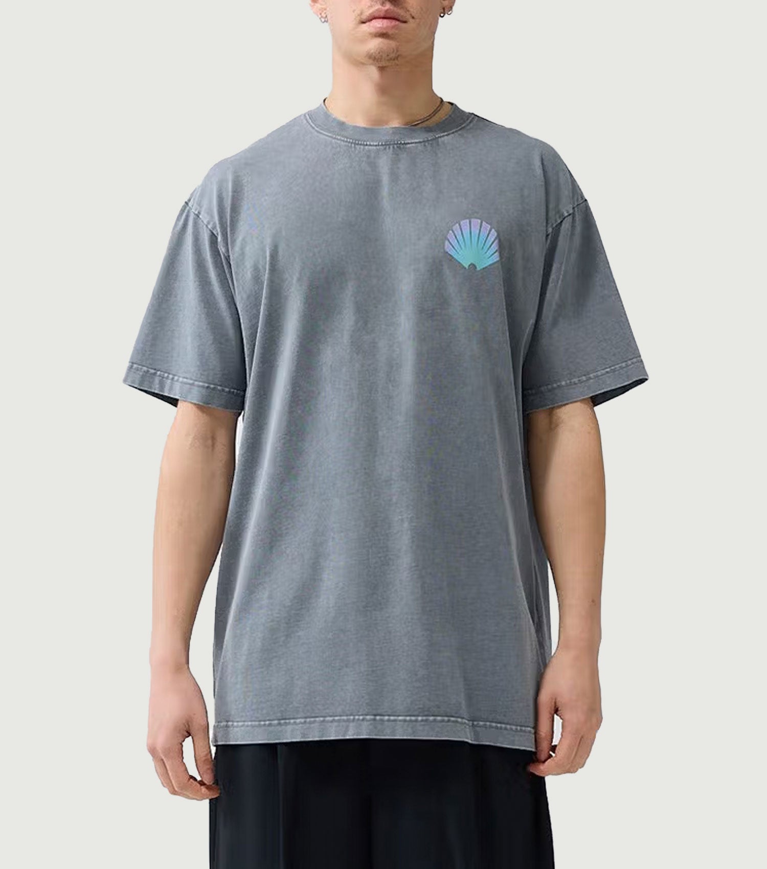 Logo Tee Grey - New Amsterdam Surf Association