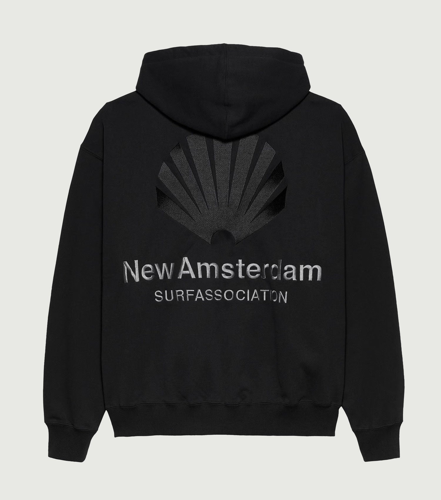 Logo Hoodie Sweater Black - New Amsterdam Surf Association