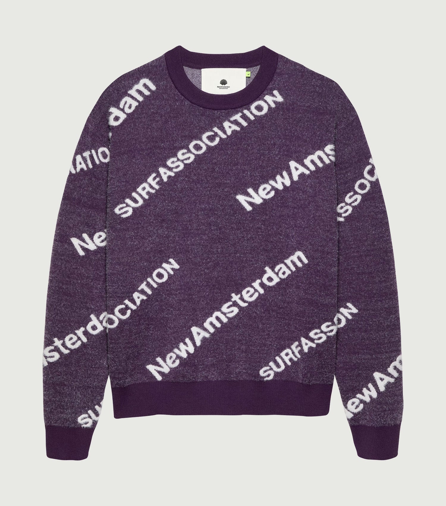 Name Knit Aop Purple Haze / White - New Amsterdam Surf Association