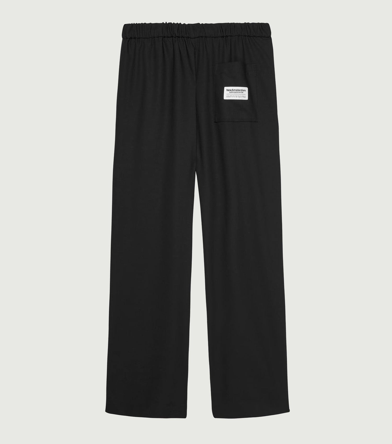 Lined Wool Work Trousers Black - New Amsterdam Surf Association