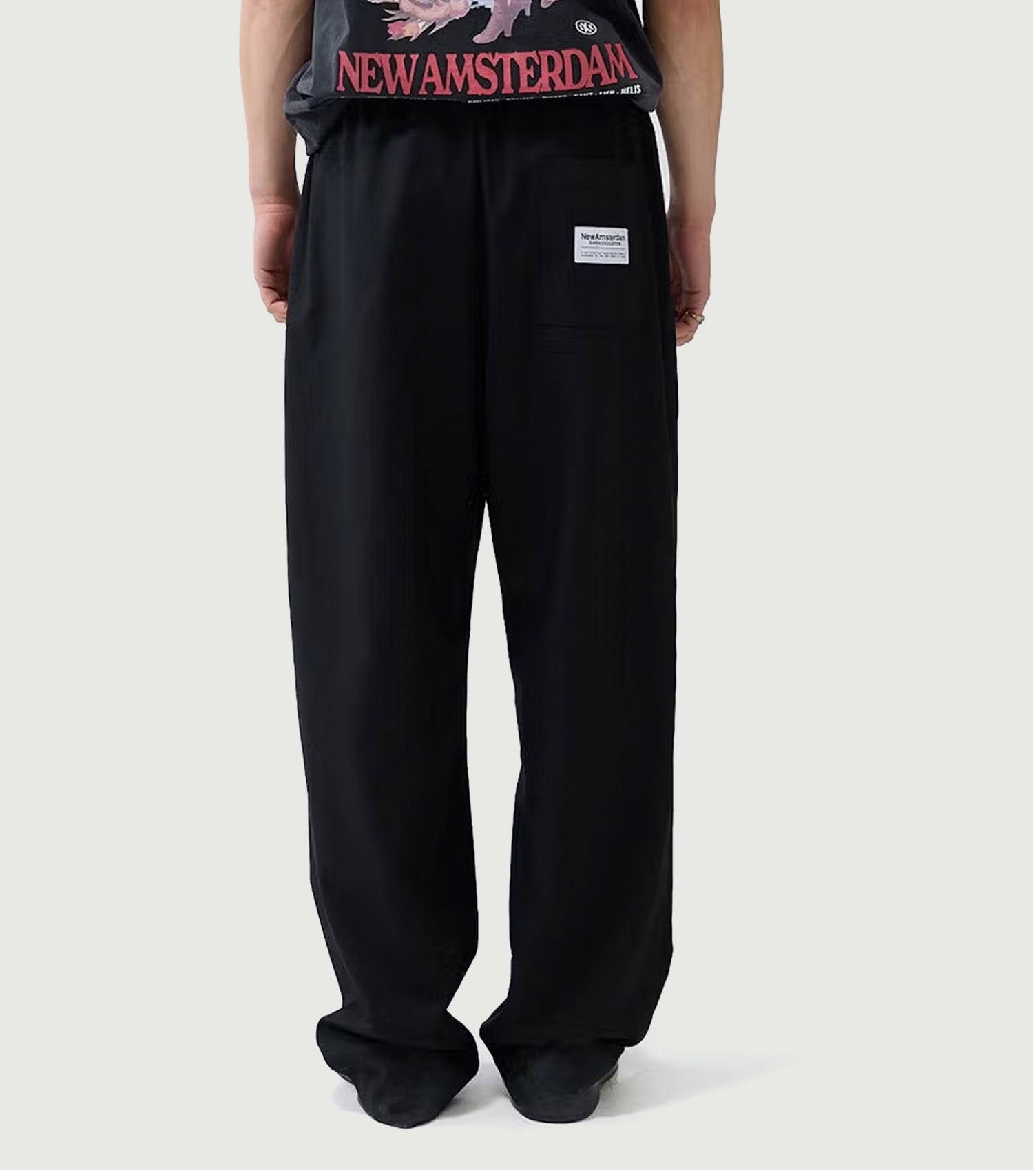 Lined Wool Work Trousers Black - New Amsterdam Surf Association