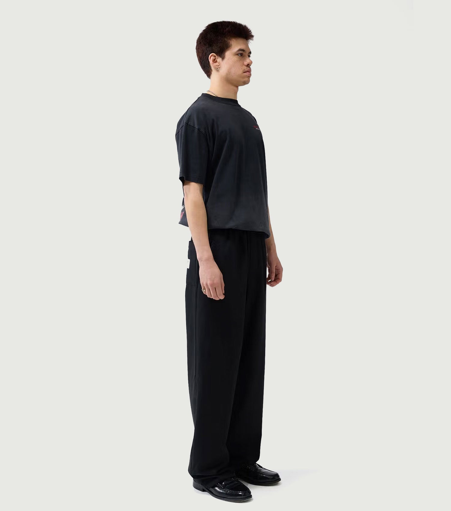 Lined Wool Work Trousers Black - New Amsterdam Surf Association