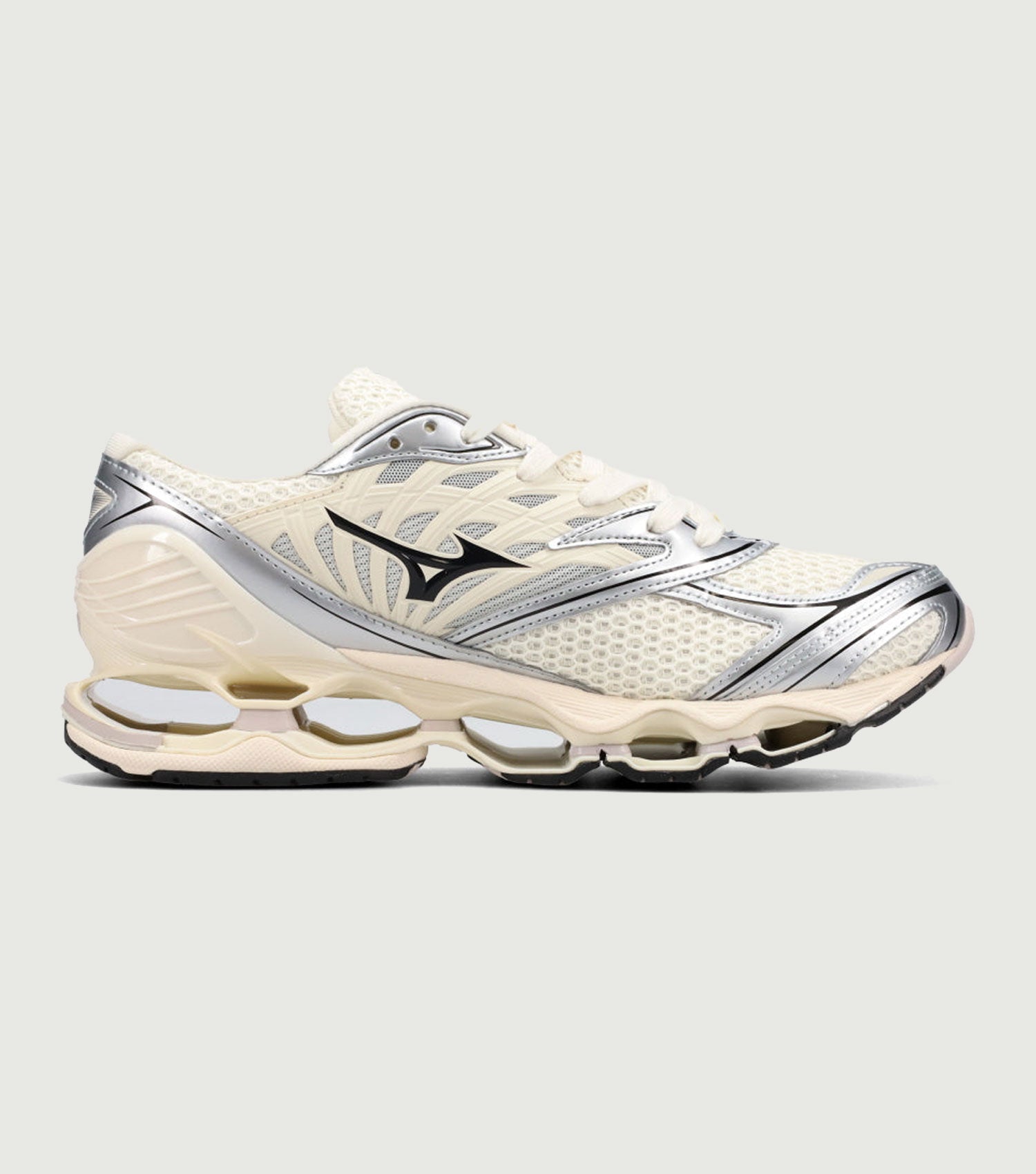 Wave Prophecy Ls Pristine/Black/Silver - Mizuno