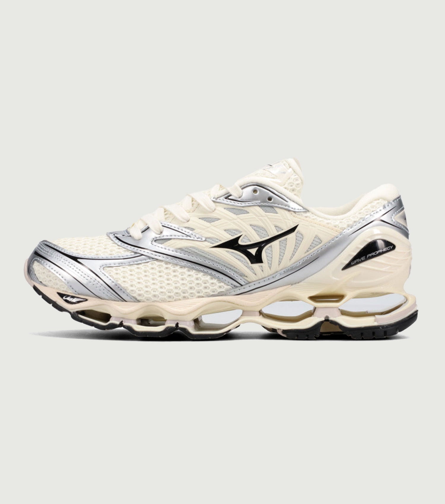 Wave Prophecy Ls Pristine/Black/Silver - Mizuno