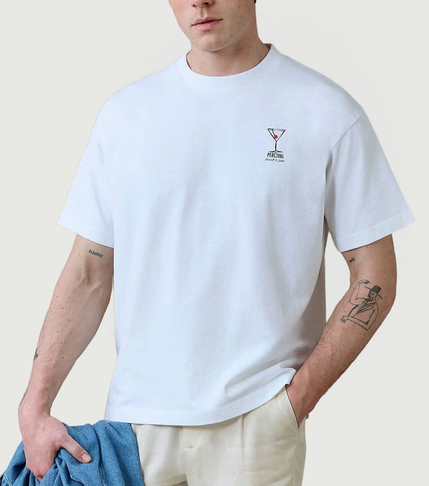 Perci and Rossi Martini Oversized T Shirt | Organic Cotton - Percival
