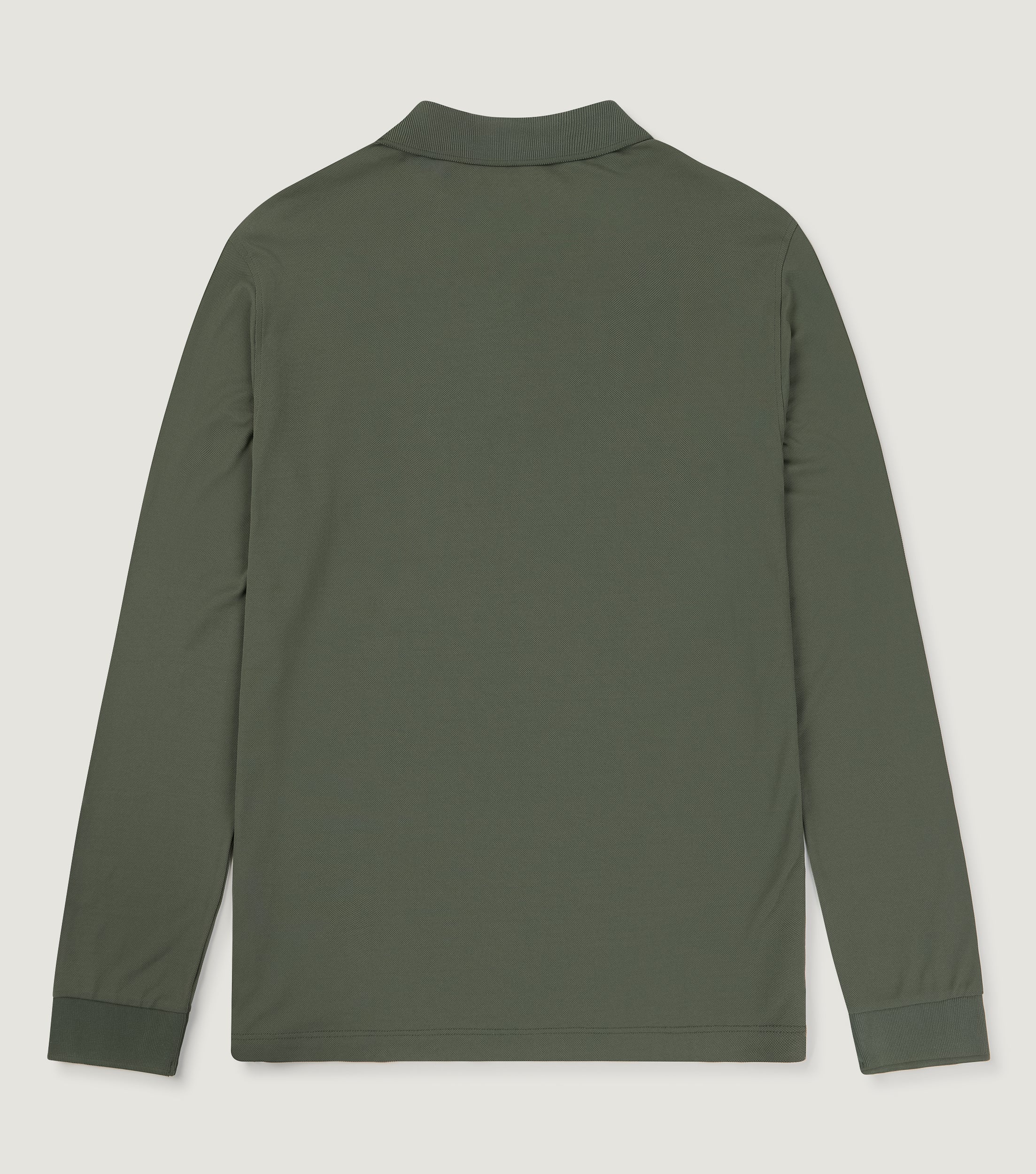 Tech Long Sleeve Polo Army - BLAW