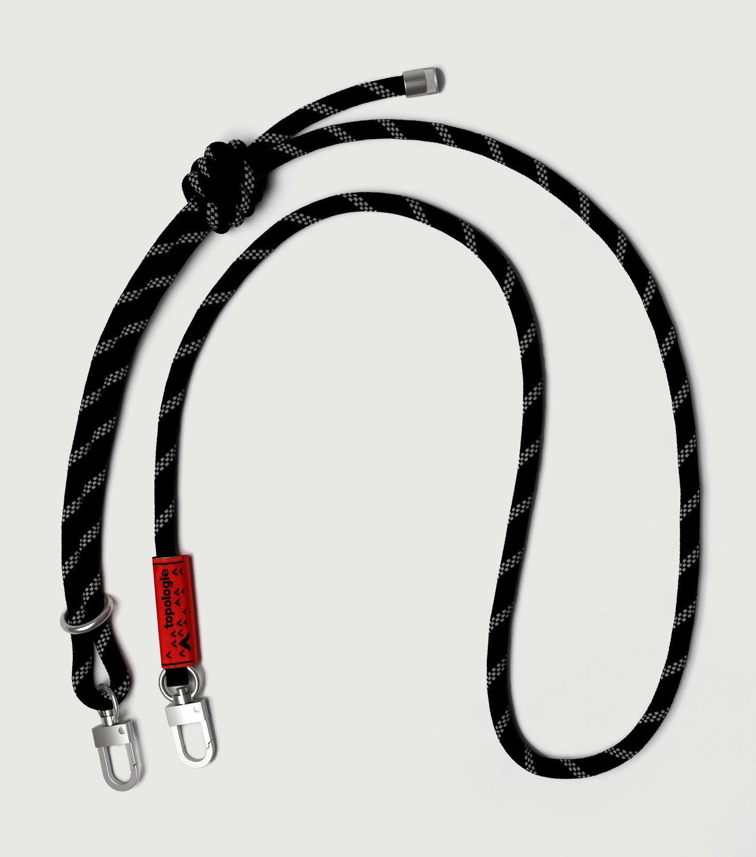 Rope Strap 8.00mm Black Reflective - Topologie