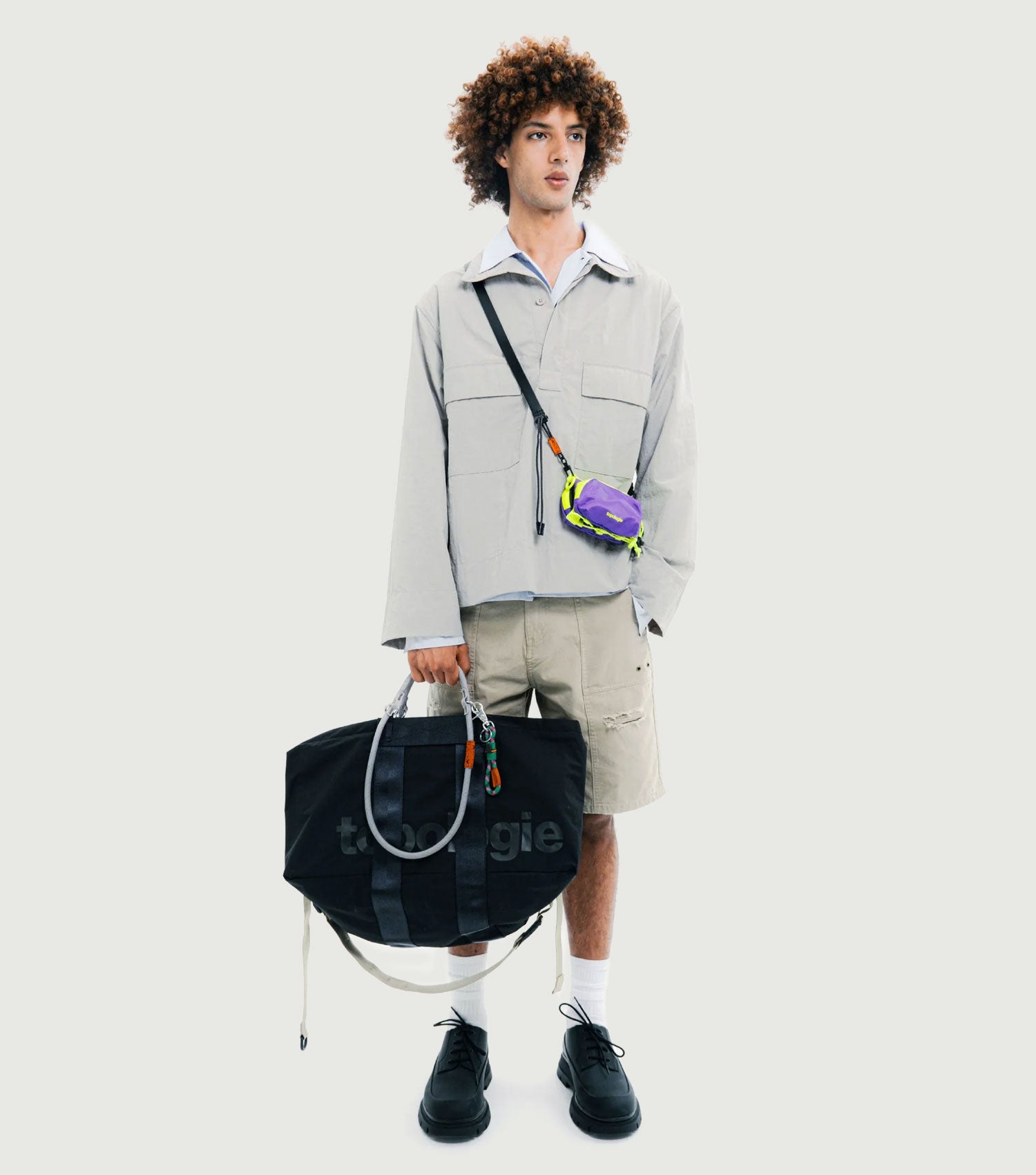 Summit Duffle Large トートバッグ ブラック Topologie ボストンバッグ Summit Duffle Large「バッグ単体