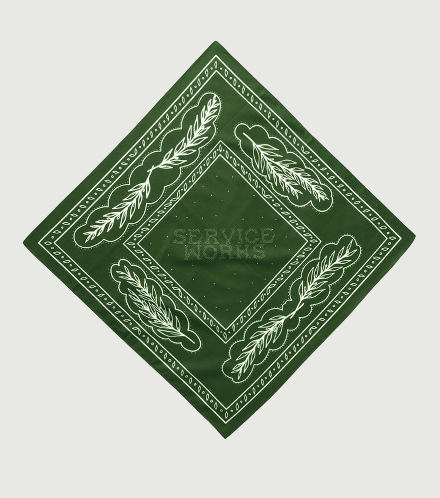 Olive Branch Bandanna Olive - ServiceWorks