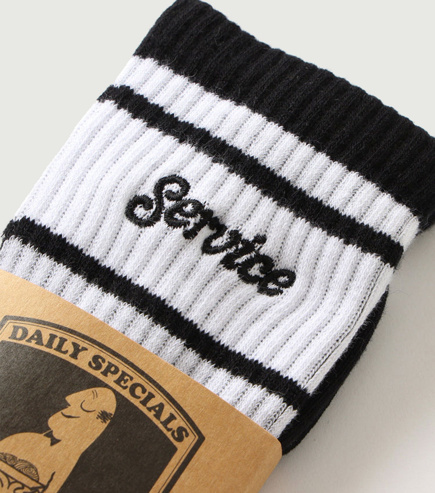 Logo Rinner Socks Black - ServiceWorks