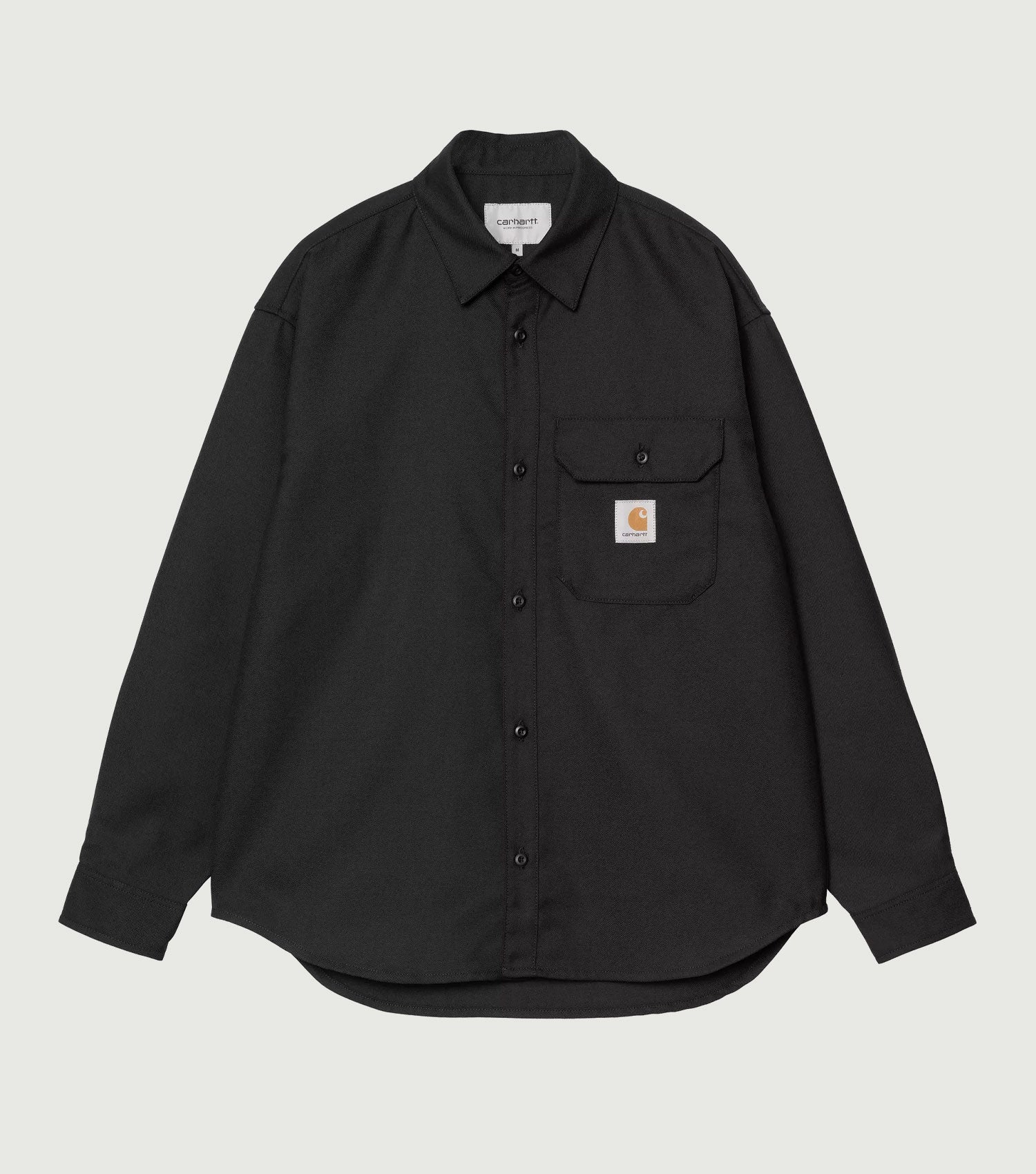 L/S Ray Shirt Black rigid - Carhartt WIP