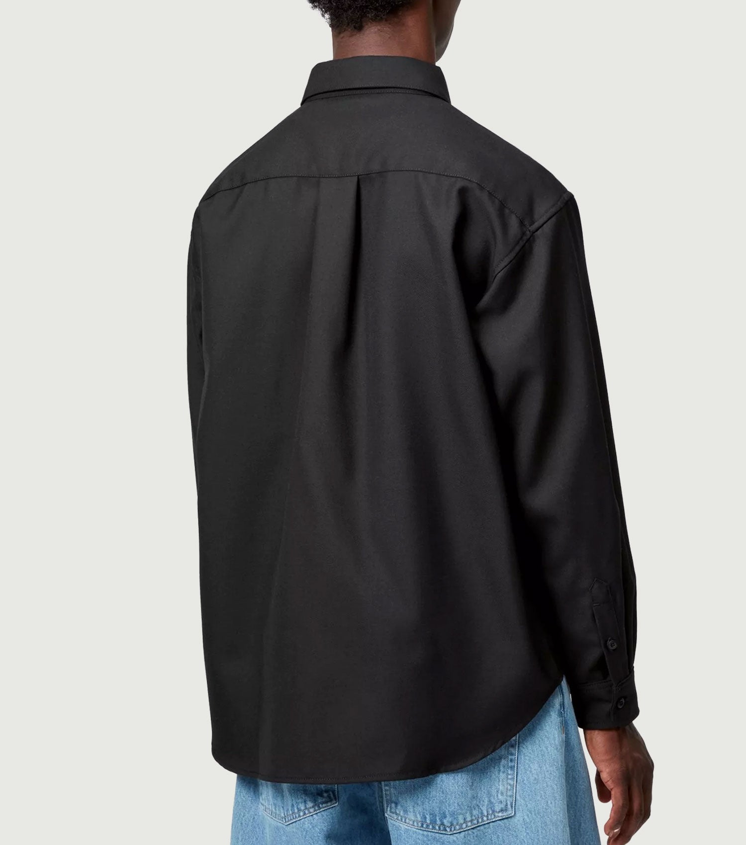 L/S Ray Shirt Black rigid - Carhartt WIP