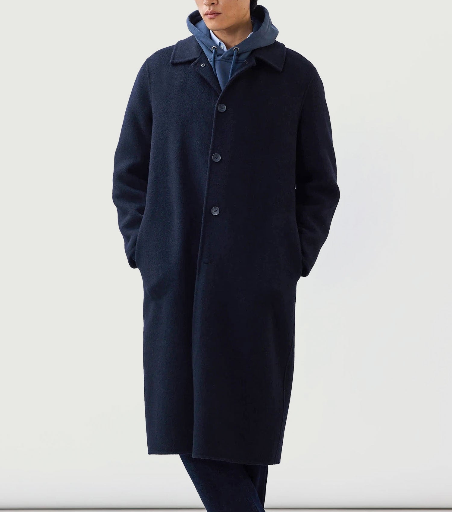 Minnesota Overcoat Navy - Percival