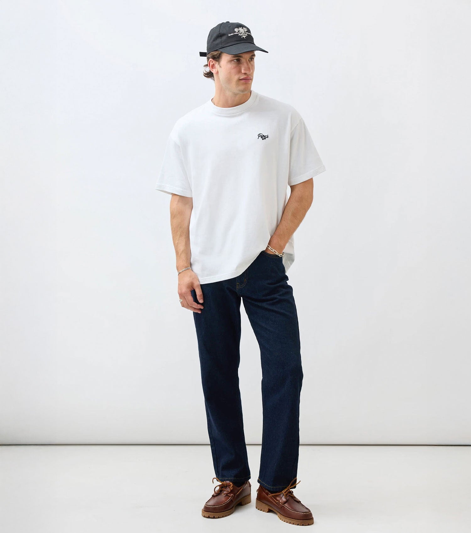 Du Temps Oversized T-Shirt White - Percival