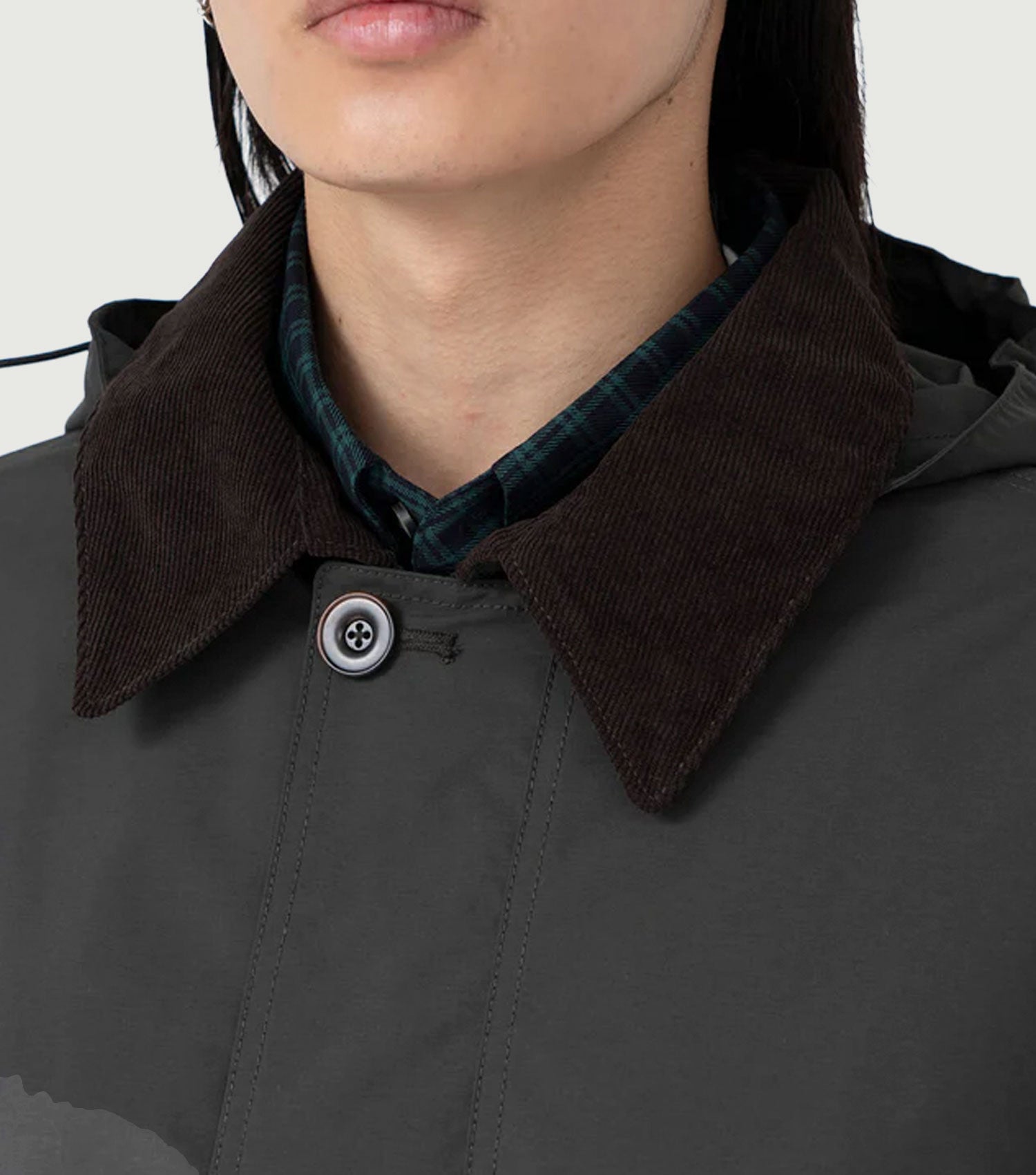 2L PERTEX UNLIMITED Field Jacket Dark Olive - Nanamica