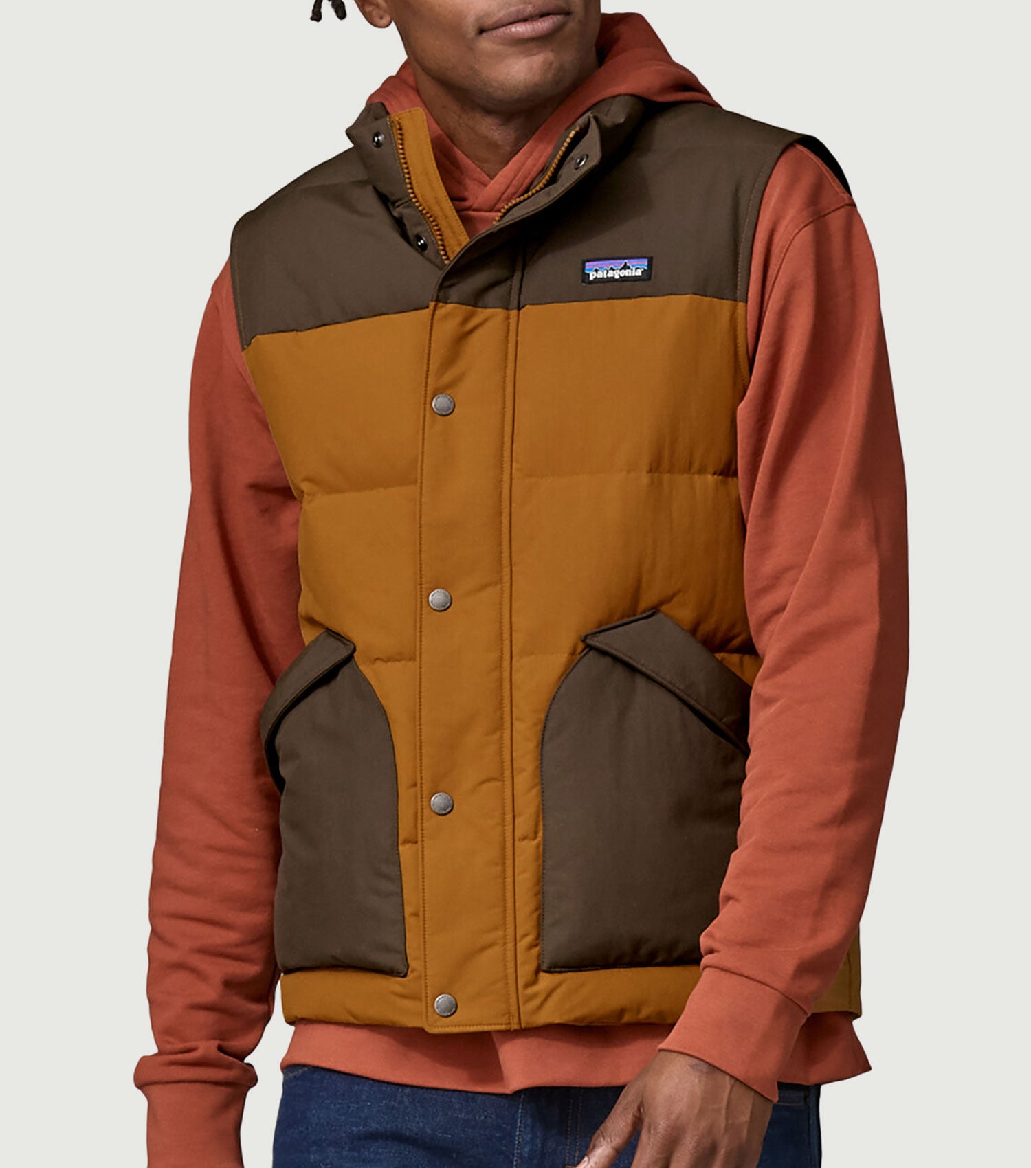Men's Downdrift Vest Shelter Brown - Patagonia