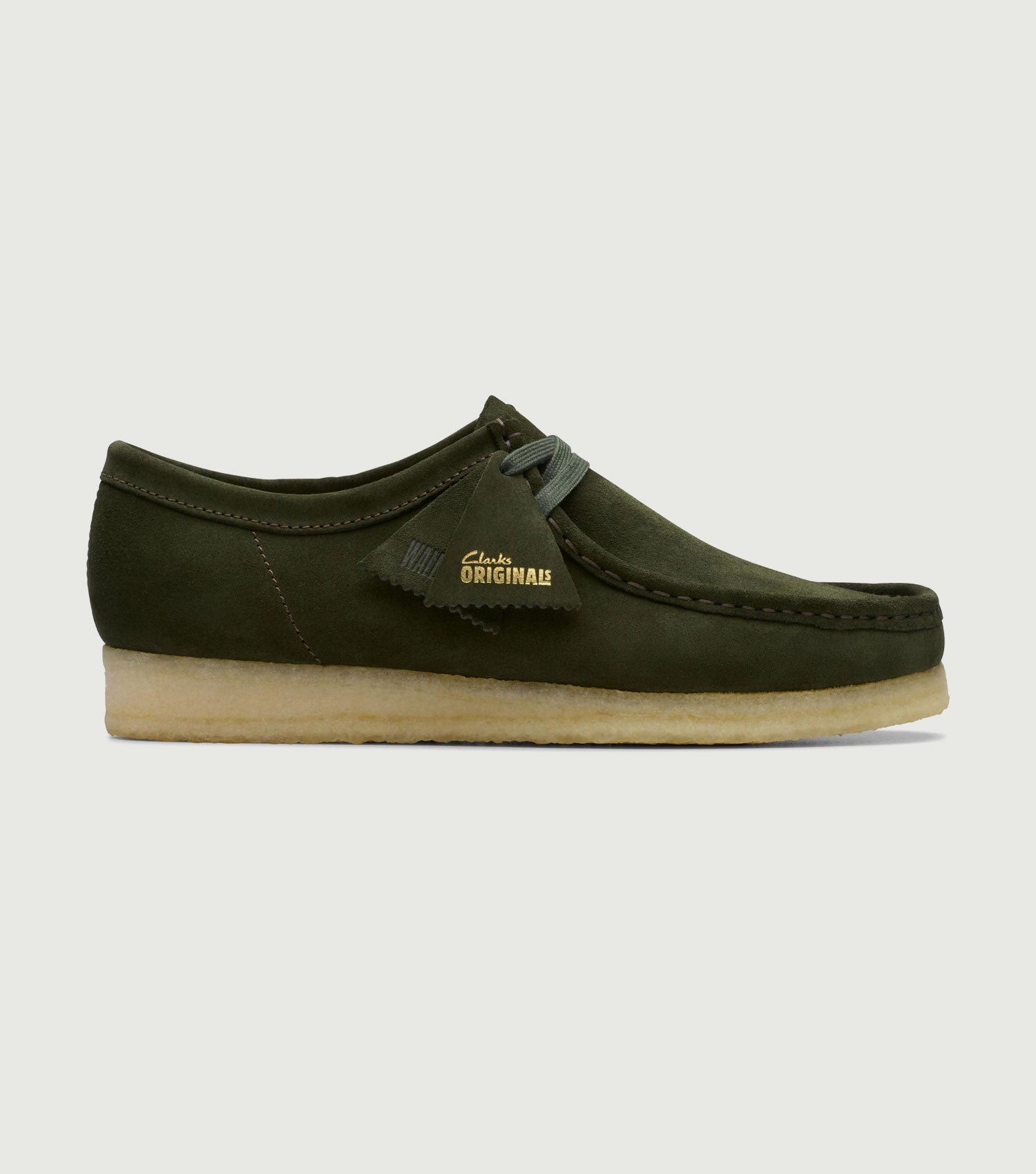 Wallabee Gamuza Verde Bosque - Clarks