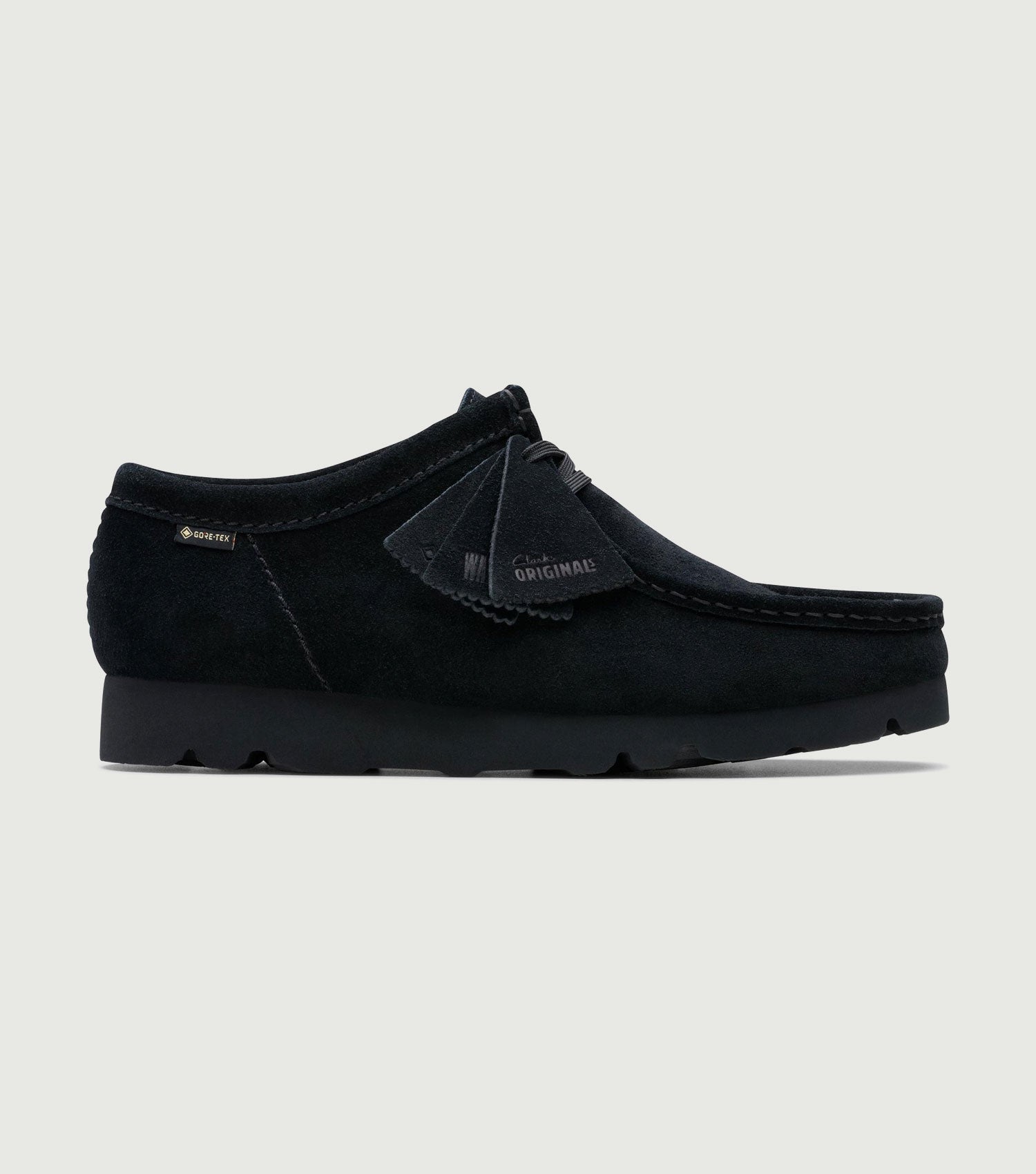 Wallabee Gore-Tex Gamuza negro - Clarks