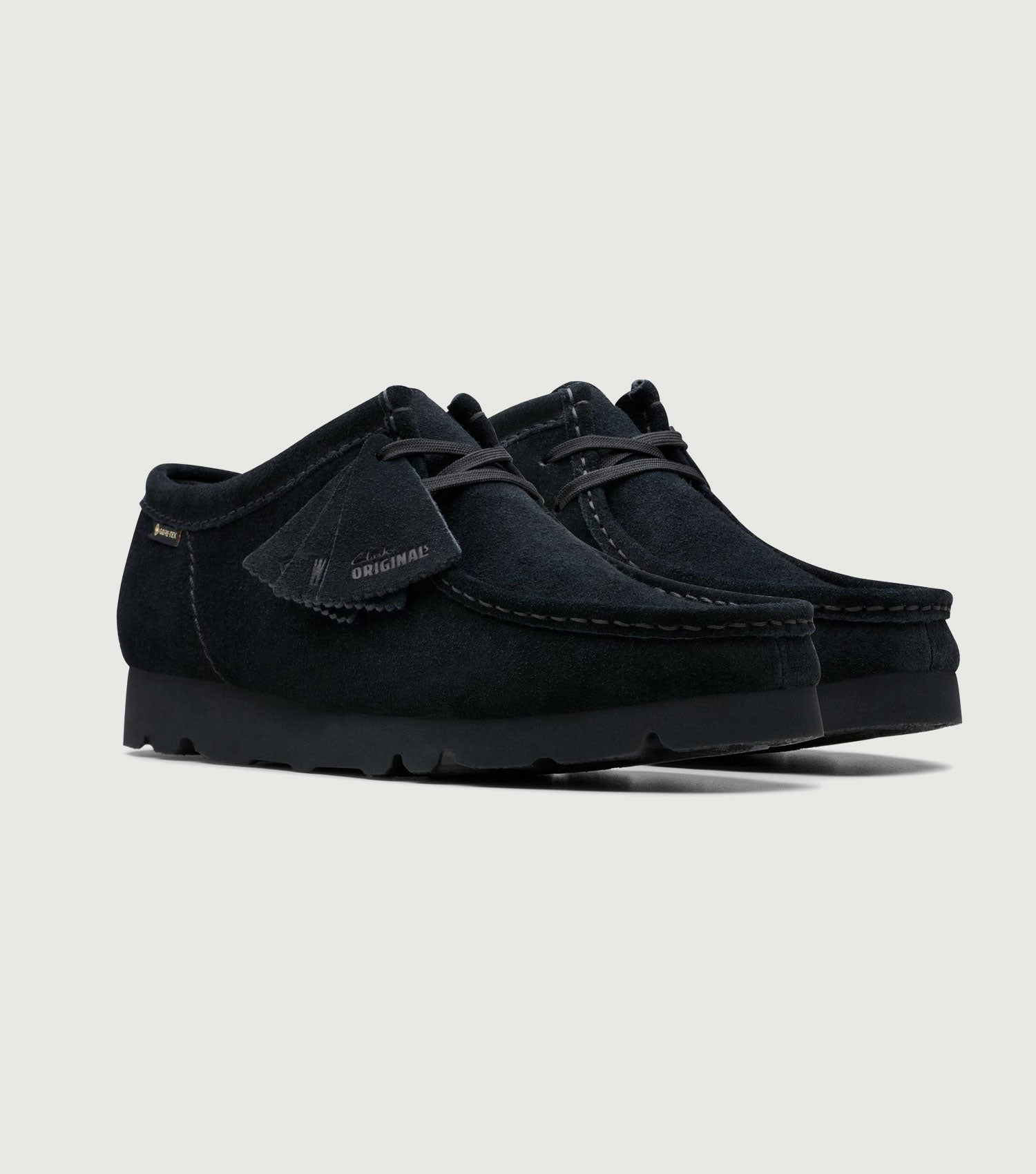 Wallabee Gore-Tex Gamuza negro - Clarks