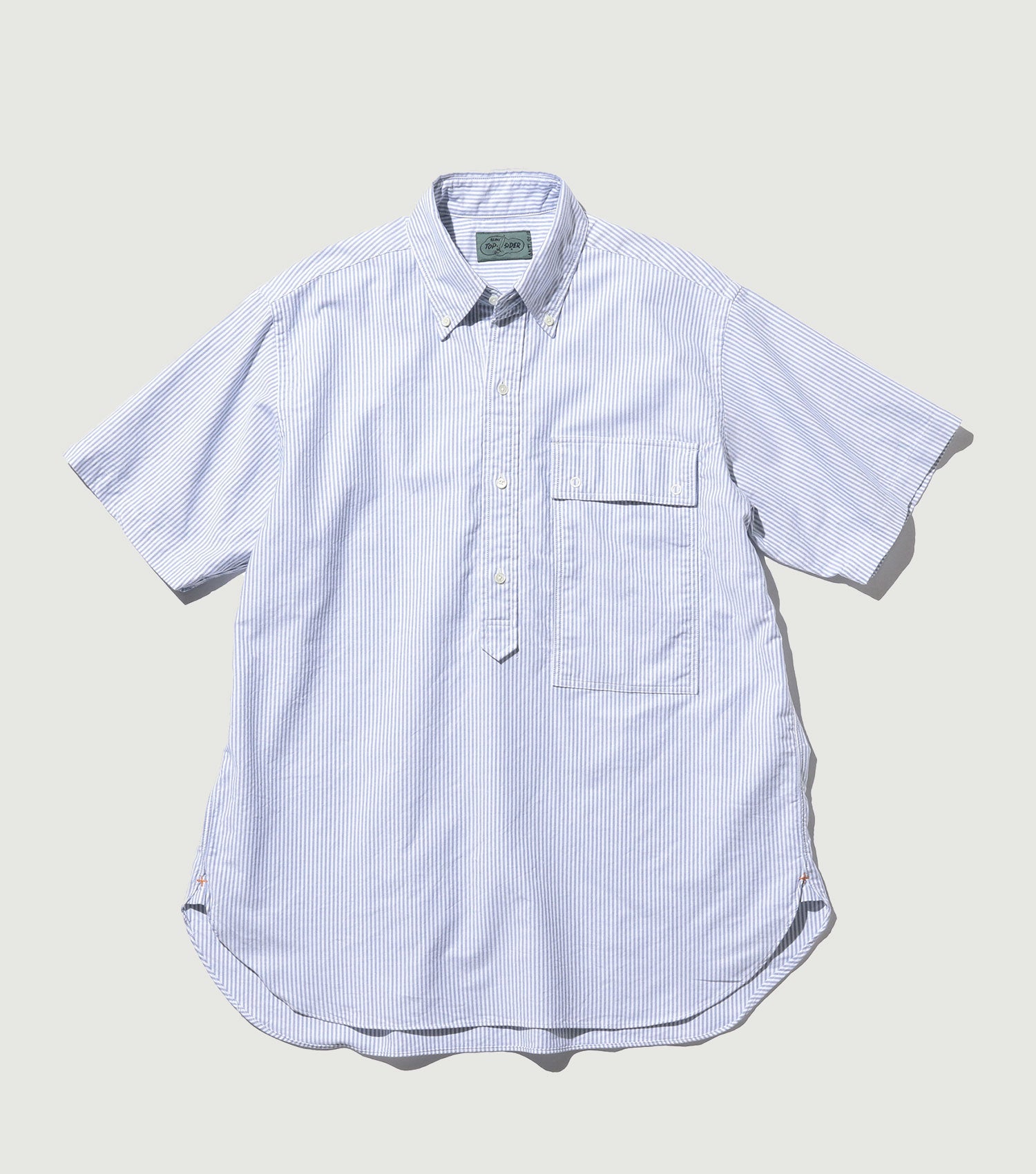 B.D. Pullover Classic-fit Oxford Stripe - Beams Plus