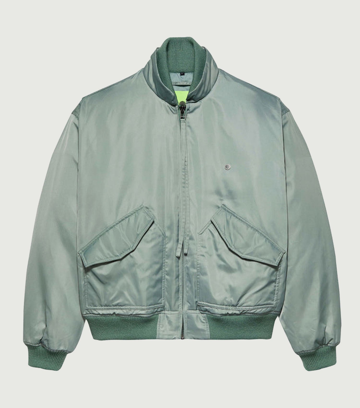 Bomber Jacket Shiny Aqua - New Amsterdam Surf Association