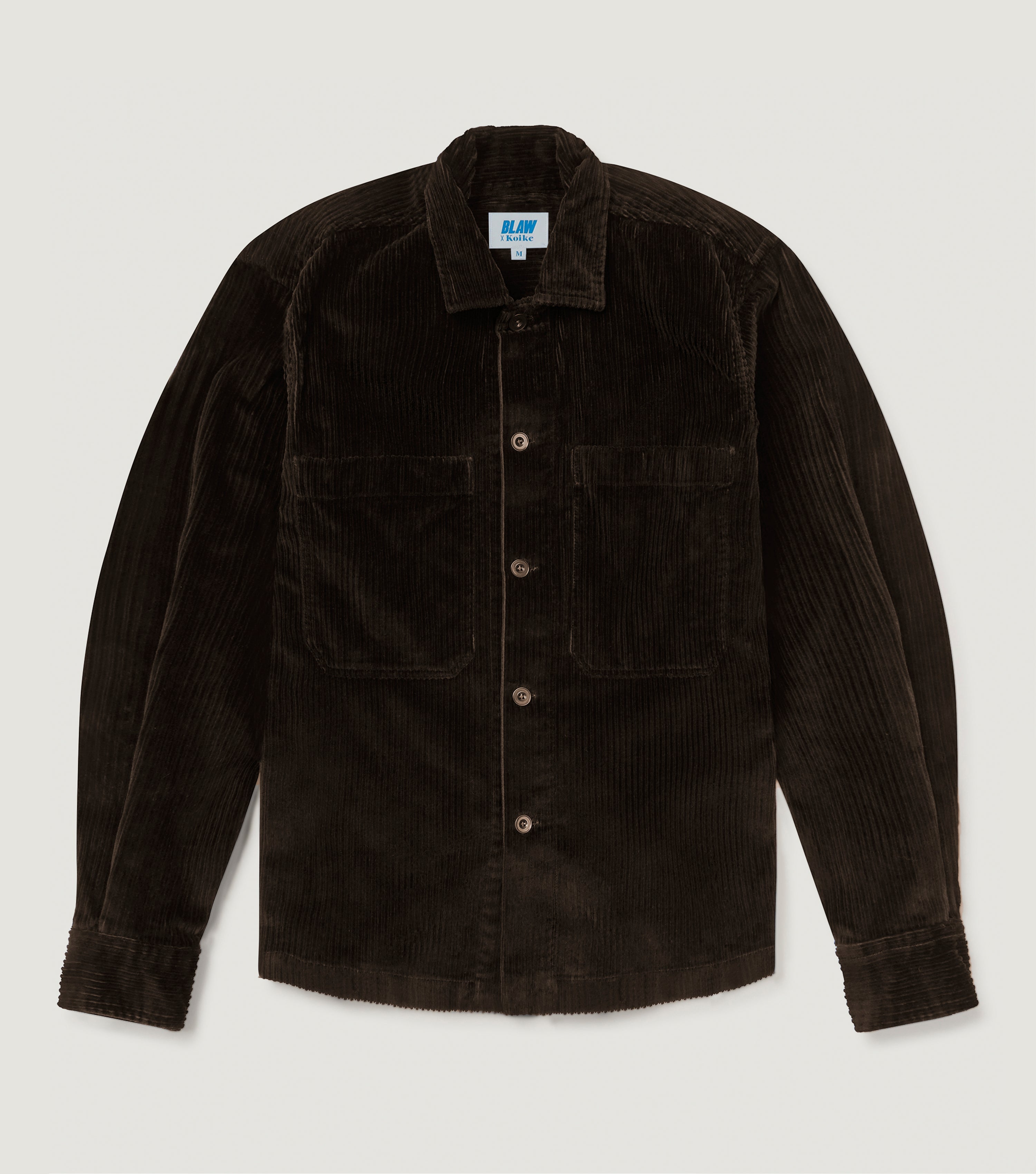 Corudroy Wide Overshirt Brown - Blaw x Koike