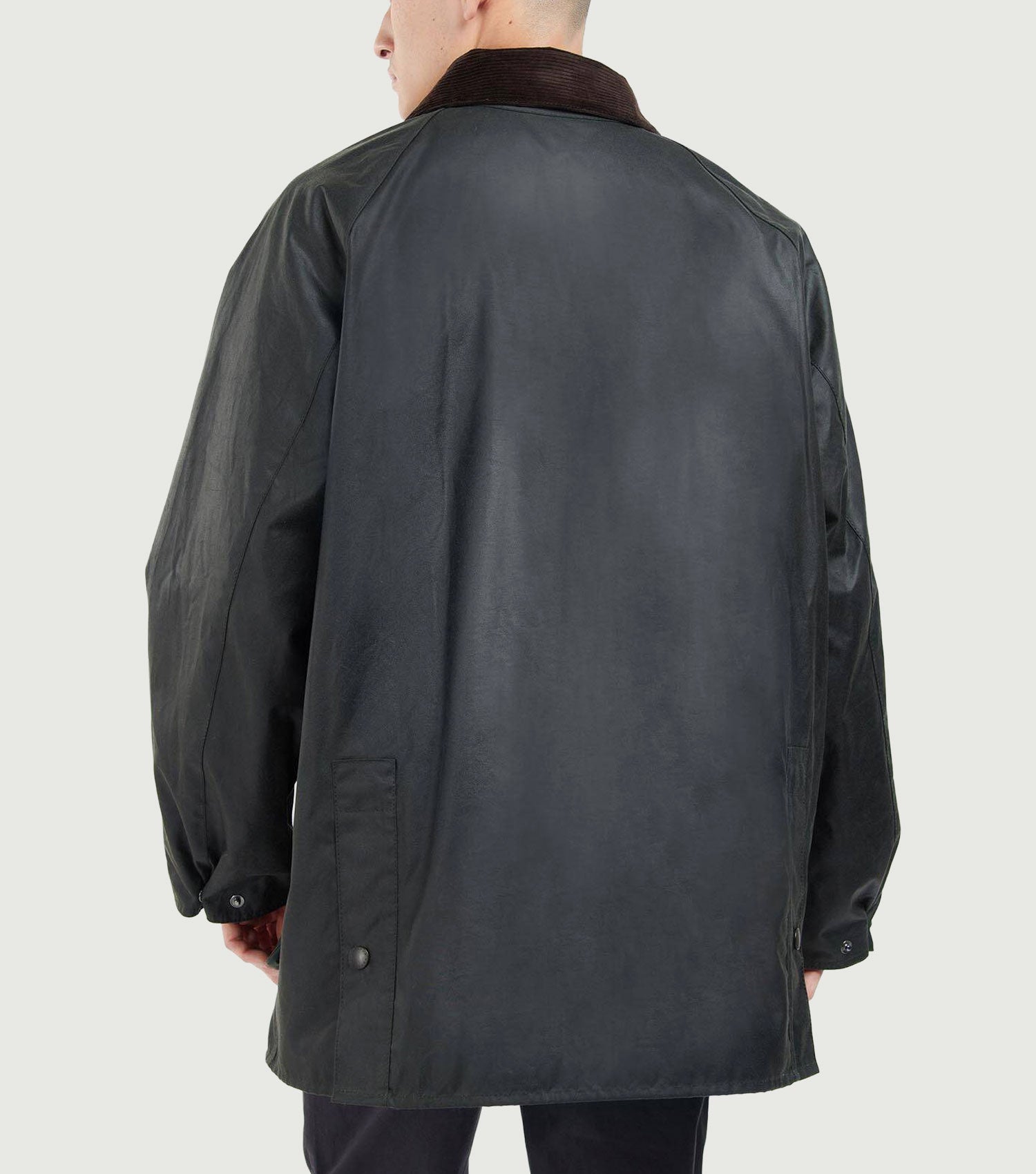 Oversized Bedale Waxed Jacket Sage - Barbour