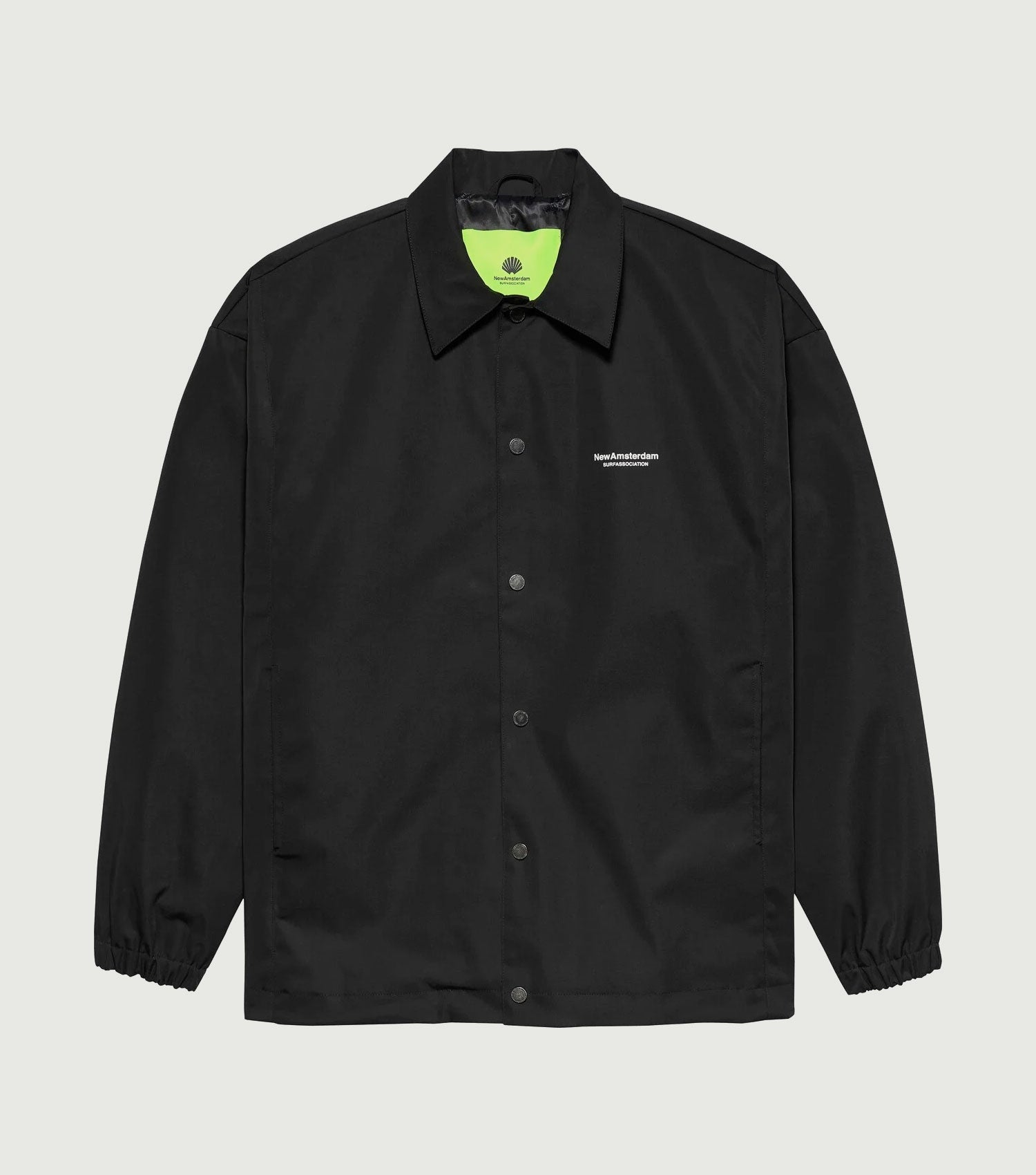 Coach Jacket Black - New Amsterdam Surf Association