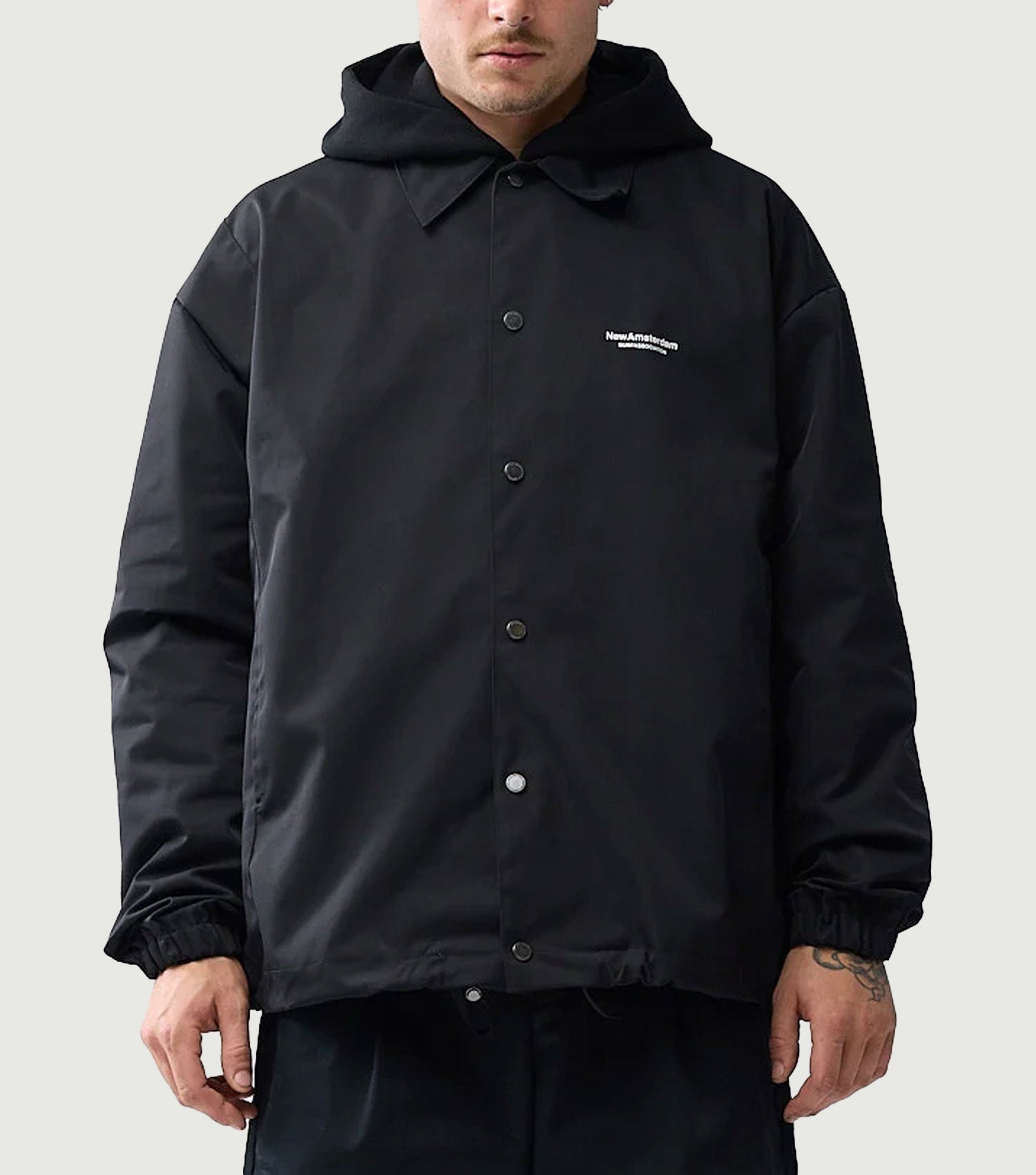 Coach Jacket Black - New Amsterdam Surf Association