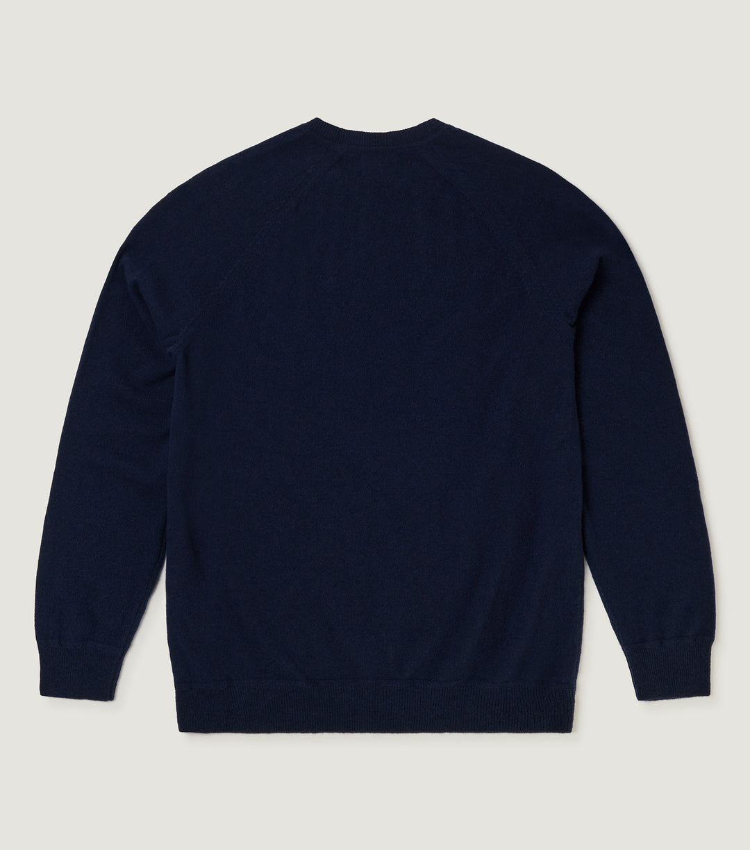 100% Cashmere Sweater Fleece "Made in Italy" Navy - BLAW