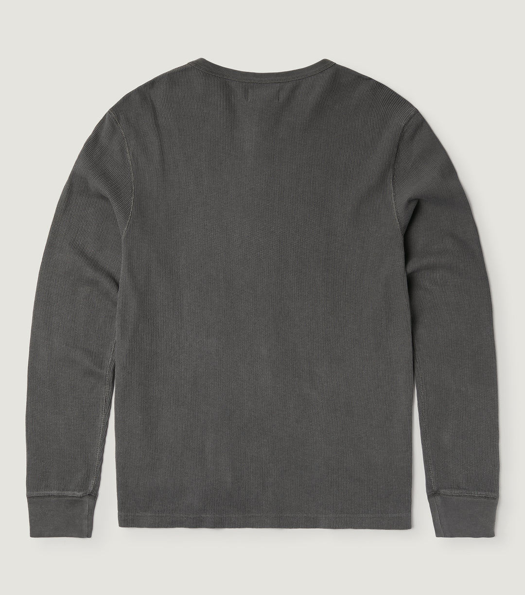 Thermal henley with long sleeves, Charcoal - BLAW