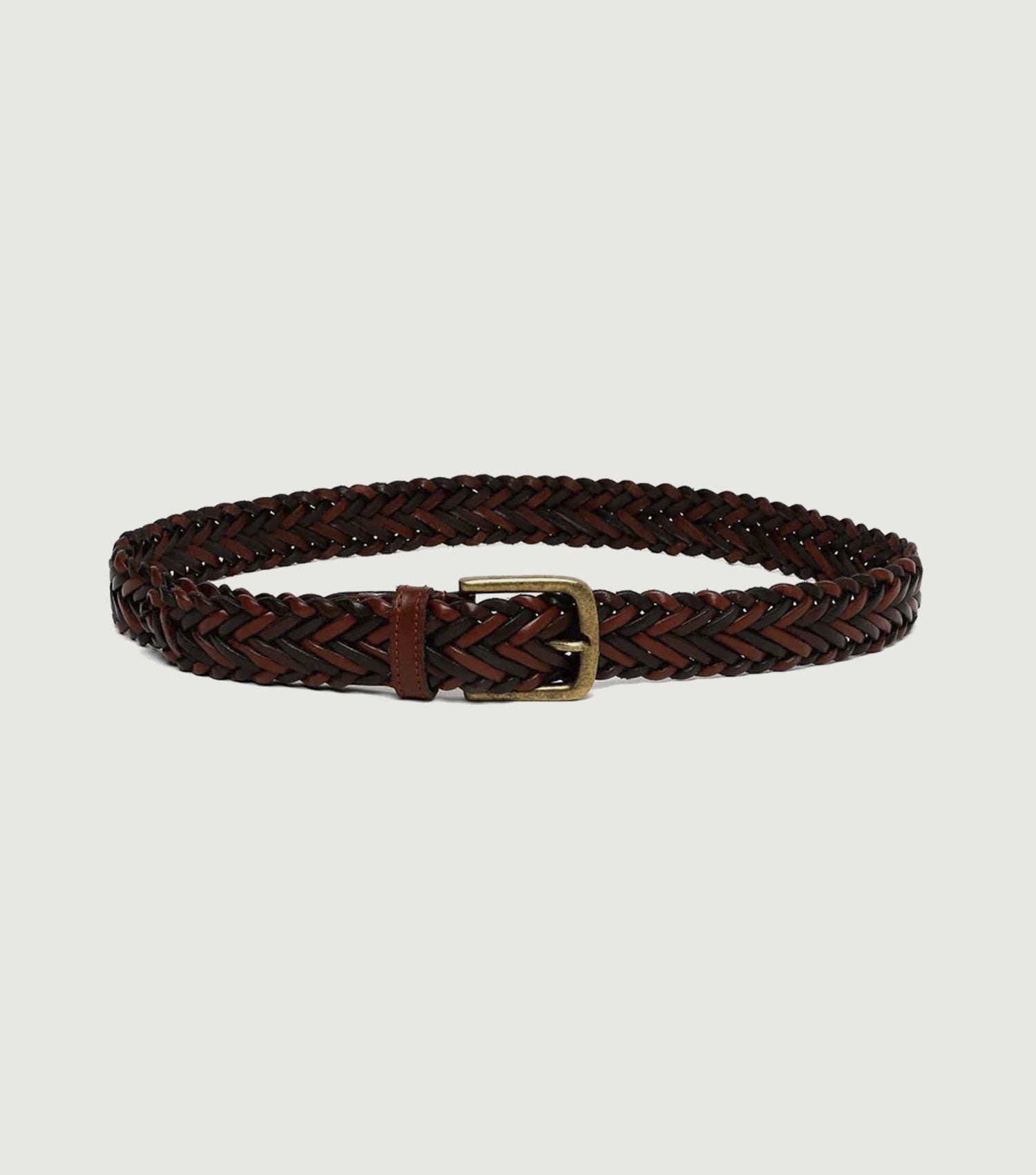 Braider Leather Belt Brown - Corridor