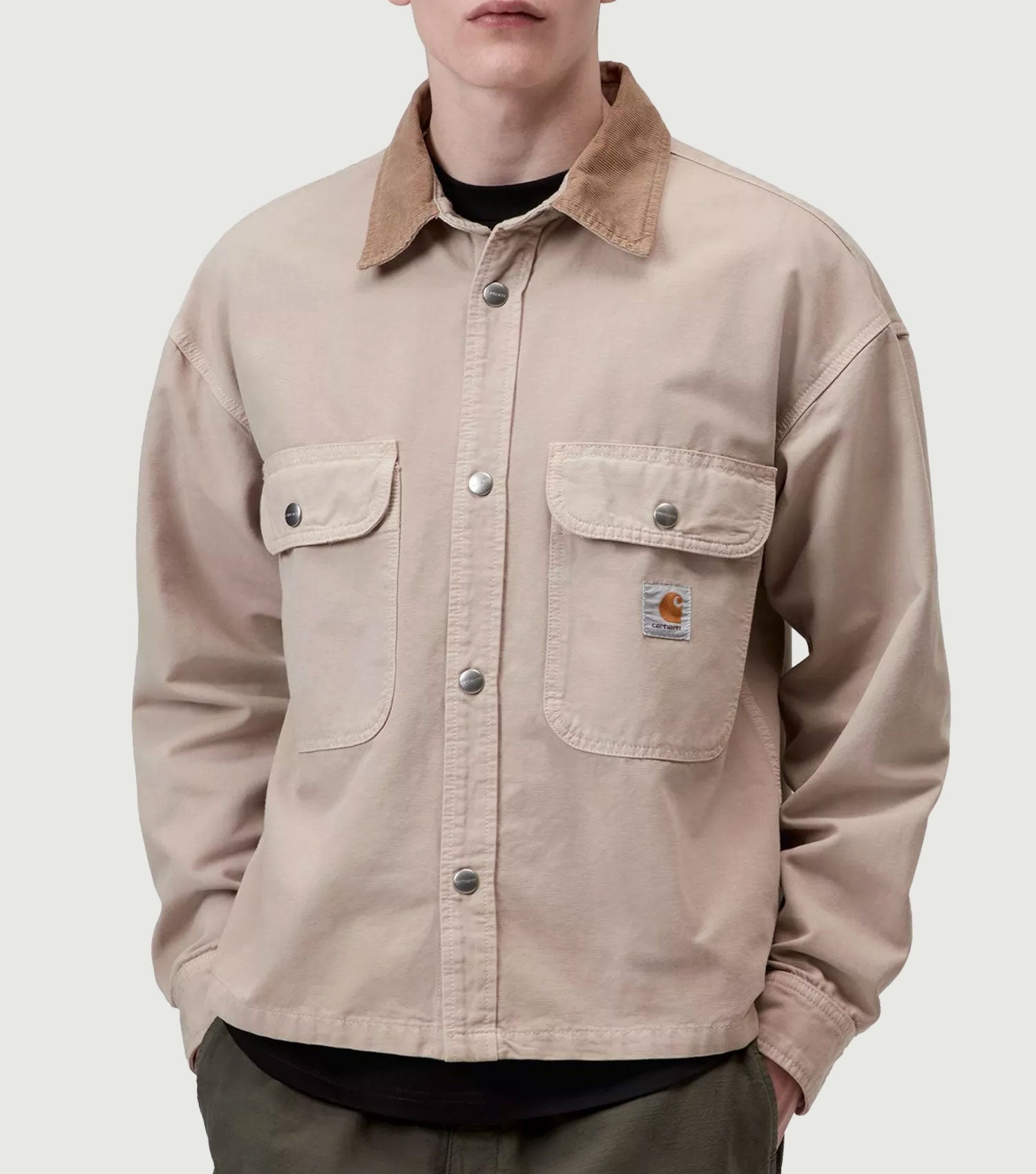 Prescott Shirt Jack String/Leather garment dyed - Carhartt WIP