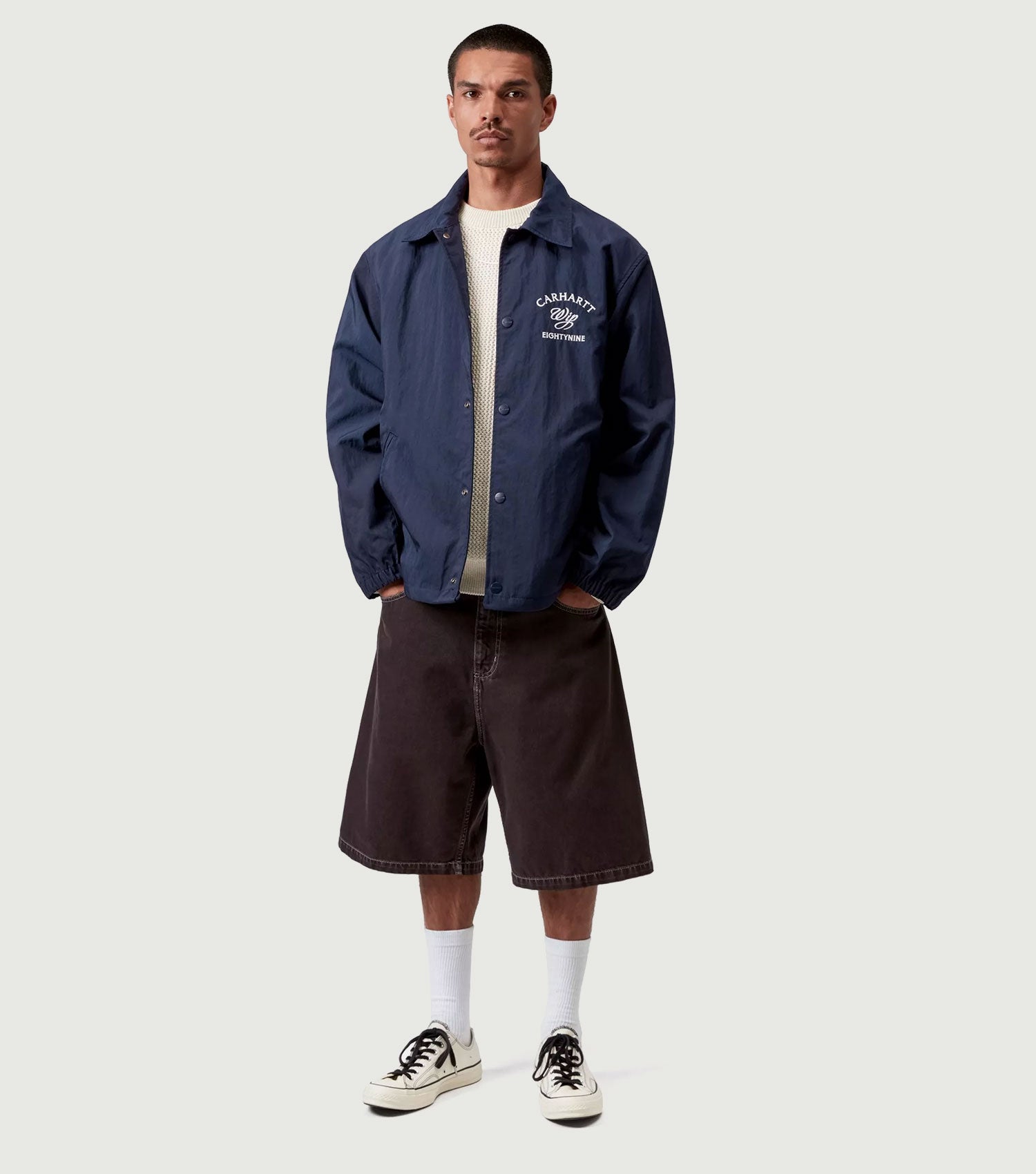 Eightynine Coach Jacket Jupiter/White - Carhartt WIP