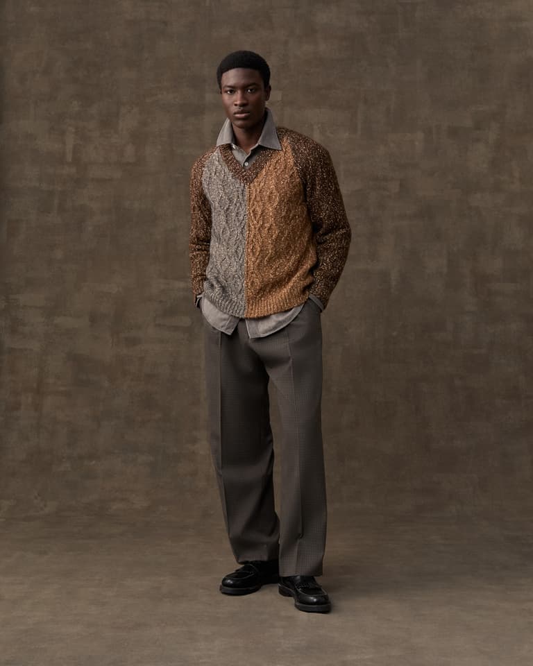 NN.07 Fall Winter 2026 — editorial knitwear look