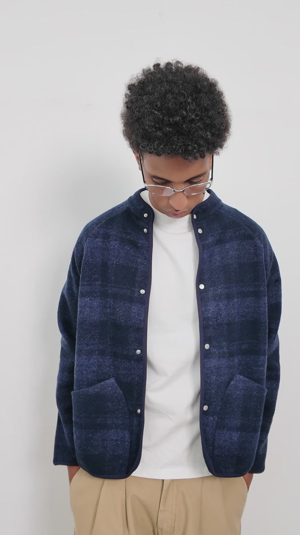 Edmmond Studios Atelier Jacket Plain Navy — vídeo del producto