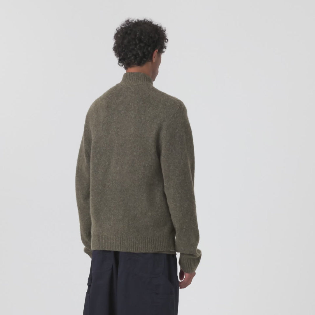 Curtis Sweater Jacket Tangled Shungite — CAR20.800.1-Ar