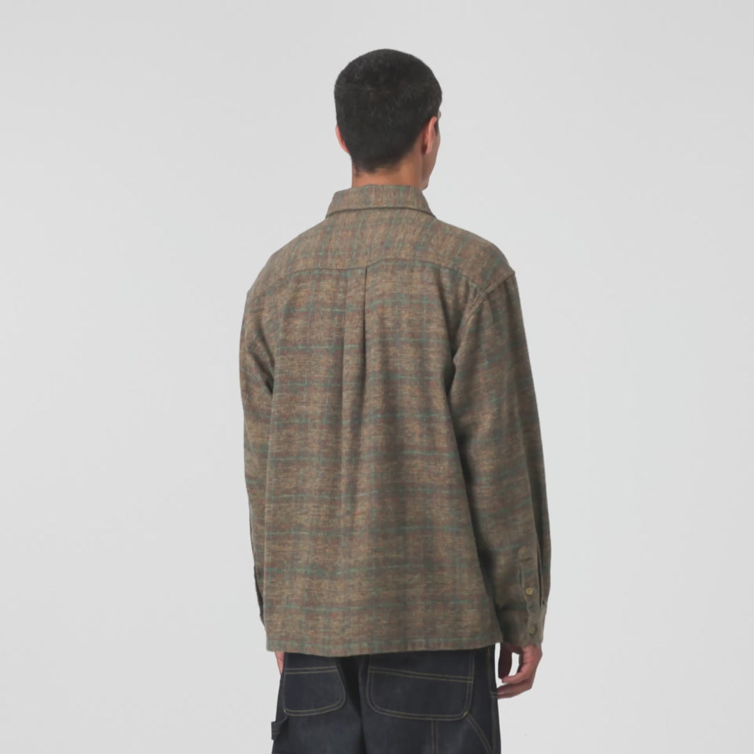 L/S Bagley Shirt Bagley Check, Hamilton Brown - Carhartt WIP