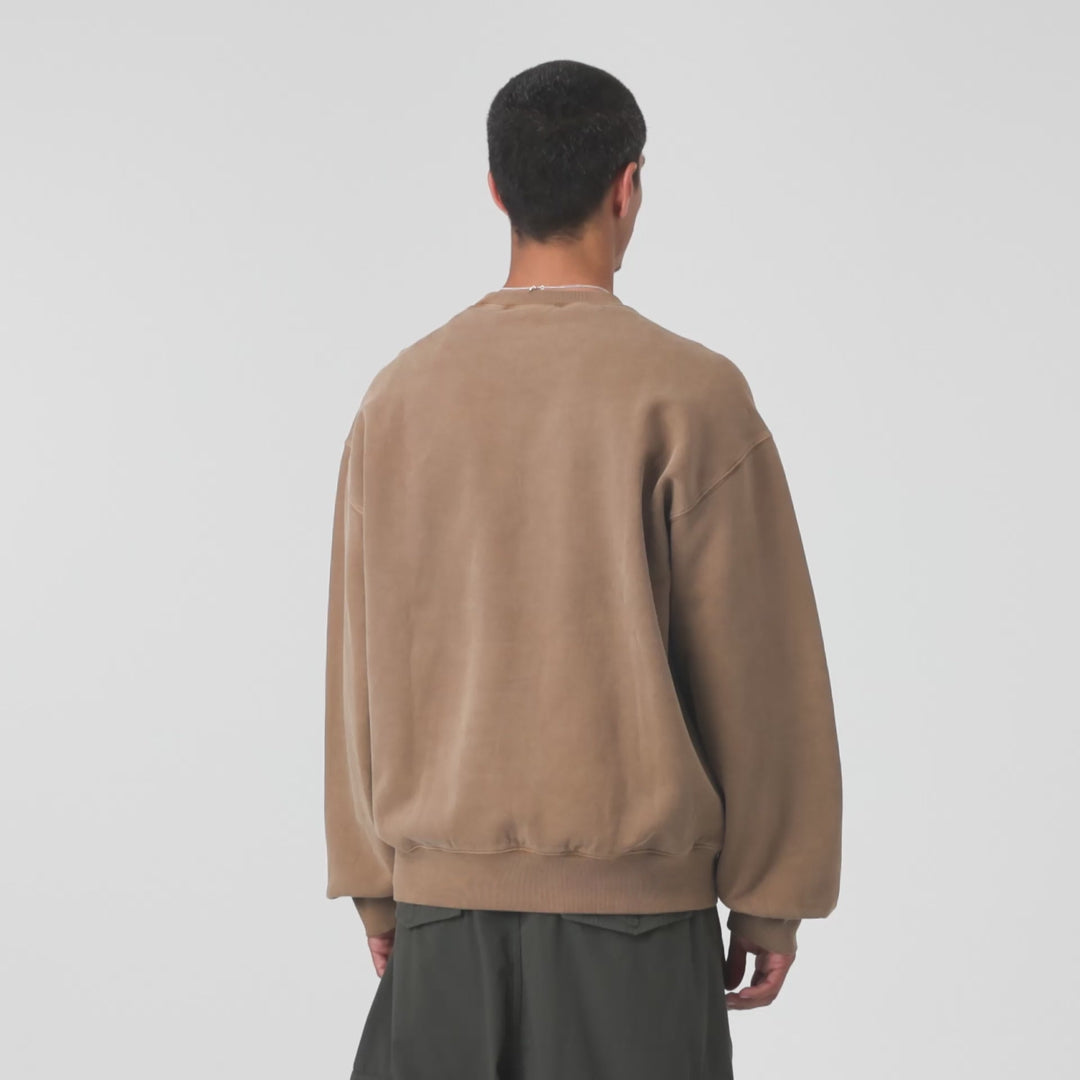 Vista Sweatshirt WIP H Brown, Garment dyed - Carhartt WIP