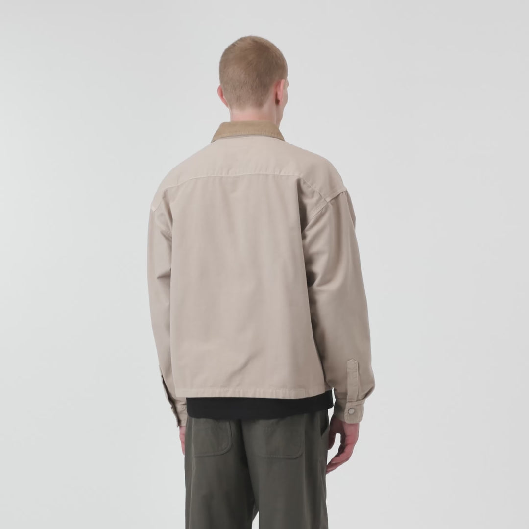 Prescott Shirt Jack String/Leather garment dyed - Carhartt WIP