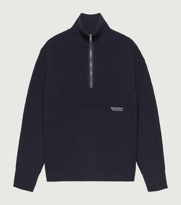 Knitted Half Zip Night