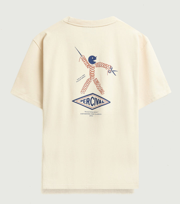 Kingston Oversized T Shirt  Organic Cotton Cream